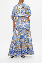Load image into Gallery viewer, Azul Adventures High Waisted Tiered Skirt
