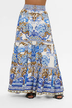 Load image into Gallery viewer, Azul Adventures High Waisted Tiered Skirt
