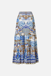 Azul Adventures High Waisted Tiered Skirt