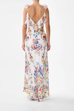 Load image into Gallery viewer, I Left My Heart In Granada V Neck Bias Slip Dress With Back Frill
