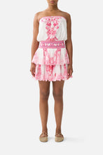 Load image into Gallery viewer, Livin La Vida Rosa Shirred Waist Mini Dress
