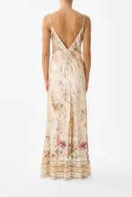 Load image into Gallery viewer, Adorned In Aranjuez V Neck Full Length Bias Slip Dress
