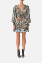 Load image into Gallery viewer, Fiesta, Siesta, Repeat Button Front Frill Dress
