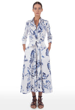 Load image into Gallery viewer, DRALLA  Mid Length 3/4 Sleeve Tie Front Shirt Dress
