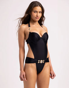 Jazmin Black One Piece