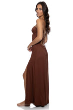 Load image into Gallery viewer, Velvet Shores Halter Ring Long Dress
