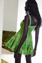 Load image into Gallery viewer, Lenora Short Green Dress
