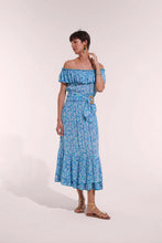 Load image into Gallery viewer, Bella Ocean Flowers Dress
