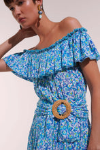 Load image into Gallery viewer, Bella Ocean Flowers Dress
