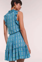 Load image into Gallery viewer, Triny Aqua Coleus Mini Dress
