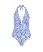 Load image into Gallery viewer, Sardinia U-Bar Halterneck Swimsuit
