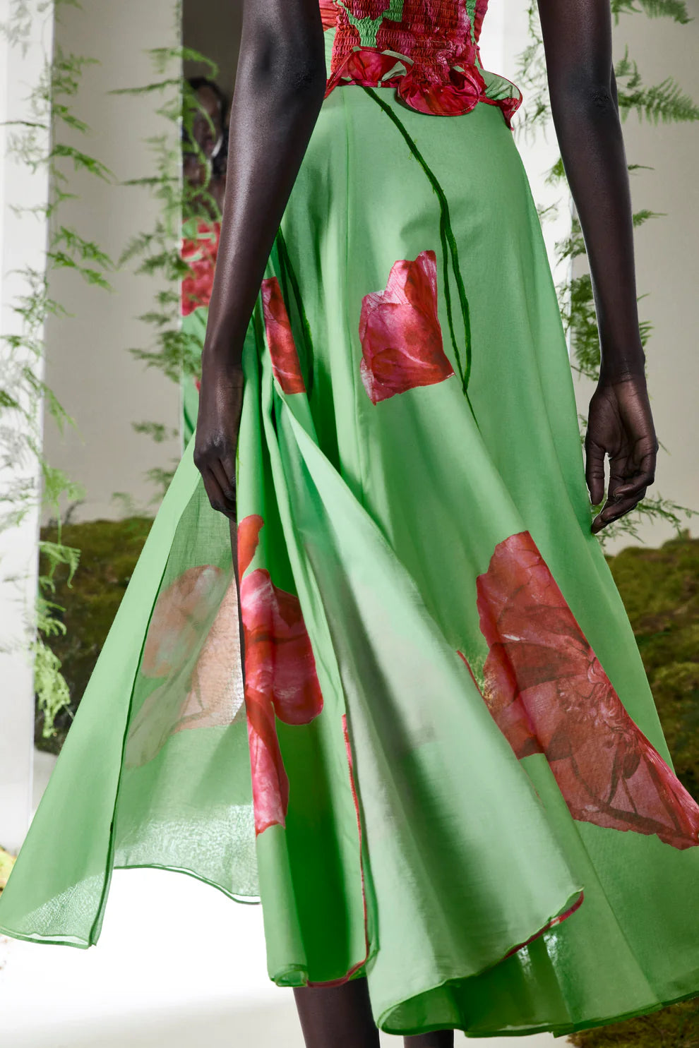Ventine Morgana Blossom Green Skirt ROSATO COLLECTIONS BOUTIQUE Ventine Morgana Blossom Green Skirt ROSATO COLLECTIONS BOUTIQUE