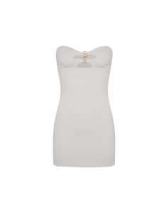 Firenze Jolie Bodycon Off White Dress