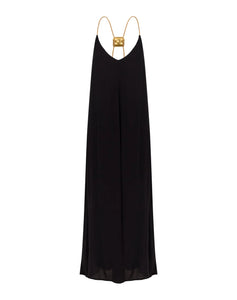 Rebeca Long Black Dress