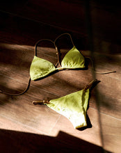 Load image into Gallery viewer, Firenze Nancy T Back Tri Bikini - Lemonade
