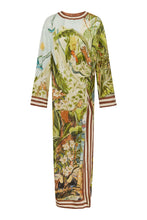 Load image into Gallery viewer, Toucan Tango Silk Midi Dress

