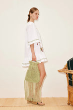 Load image into Gallery viewer, Camelia embellished mini dress
