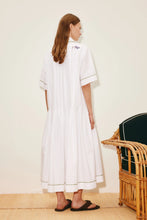 Load image into Gallery viewer, Camelia Embellished Shirtdress
