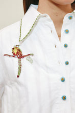 Load image into Gallery viewer, Camelia Embellished Shirtdress
