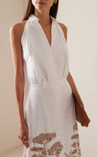 Load image into Gallery viewer, Buritaca Embroidered Linen Midi Dress
