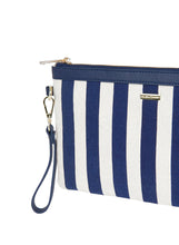 Load image into Gallery viewer, Capri Navy Nautical Clutch
