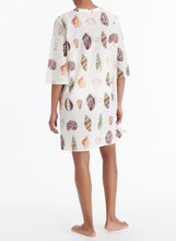 Load image into Gallery viewer, Creme Short Dress Imprime Grain De Cafe
