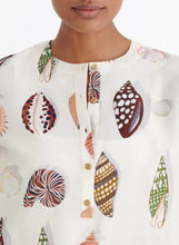 Load image into Gallery viewer, Creme Short Dress Imprime Grain De Cafe
