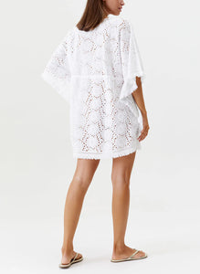 Ivy White Kaftan