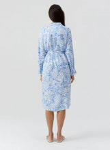 Load image into Gallery viewer, Layla Pineapples Midi Belted Shirt Dress
