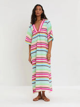 Load image into Gallery viewer, Edna Beali Festival V Neck Kaftan/Dress
