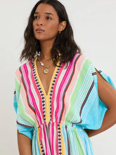 Load image into Gallery viewer, Leila Plunge Dress in Beali Festival
