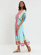 Load image into Gallery viewer, Leila Plunge Dress in Beali Festival
