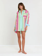 Load image into Gallery viewer, Mariam Shirt Dress in Beali Festival
