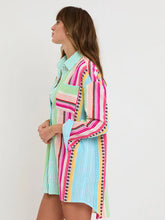 Load image into Gallery viewer, Mariam Shirt Dress in Beali Festival
