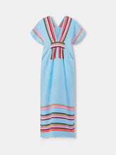 Load image into Gallery viewer, Gasira V Neck Kaftan - Poppy Sunset
