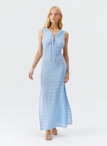 Maddie Dusty Blue Dress