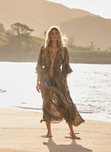 Load image into Gallery viewer, Manon Cheetah Open Front Kaftan

