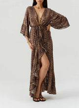 Load image into Gallery viewer, Manon Cheetah Open Front Kaftan
