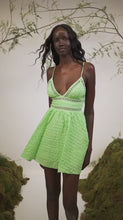 Load and play video in Gallery viewer, Lavene Green Short Dress
