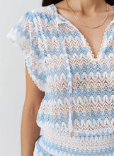 Load image into Gallery viewer, Remi White/Oasis Crochet Dress
