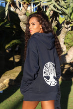 Load image into Gallery viewer, Unisex Navy Tree Of Life Hoodie
