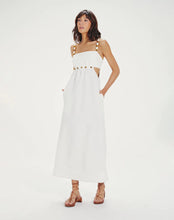 Load image into Gallery viewer, Isadora Detail Off White Long Dress
