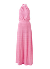 Load image into Gallery viewer, Maeva Pink Halter-Neck Long Dress
