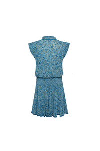 Estelle Blue Mayflower Mini Dress