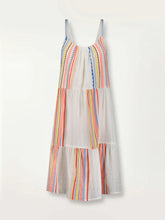 Load image into Gallery viewer, Bekah Tutti Frutti Midi Cascade Dress
