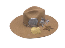Load image into Gallery viewer, Shells and Starfish Panama Hat
