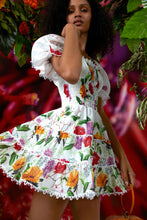 Load image into Gallery viewer, Giulia Short Dress In White Bonita Paradise
